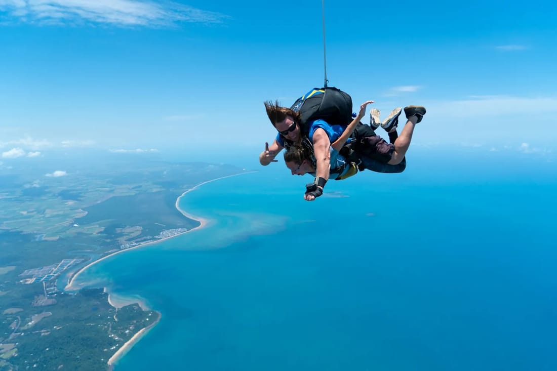 Mission Beach Tandem 15,000ft Skydive (With Cairns Transfer)