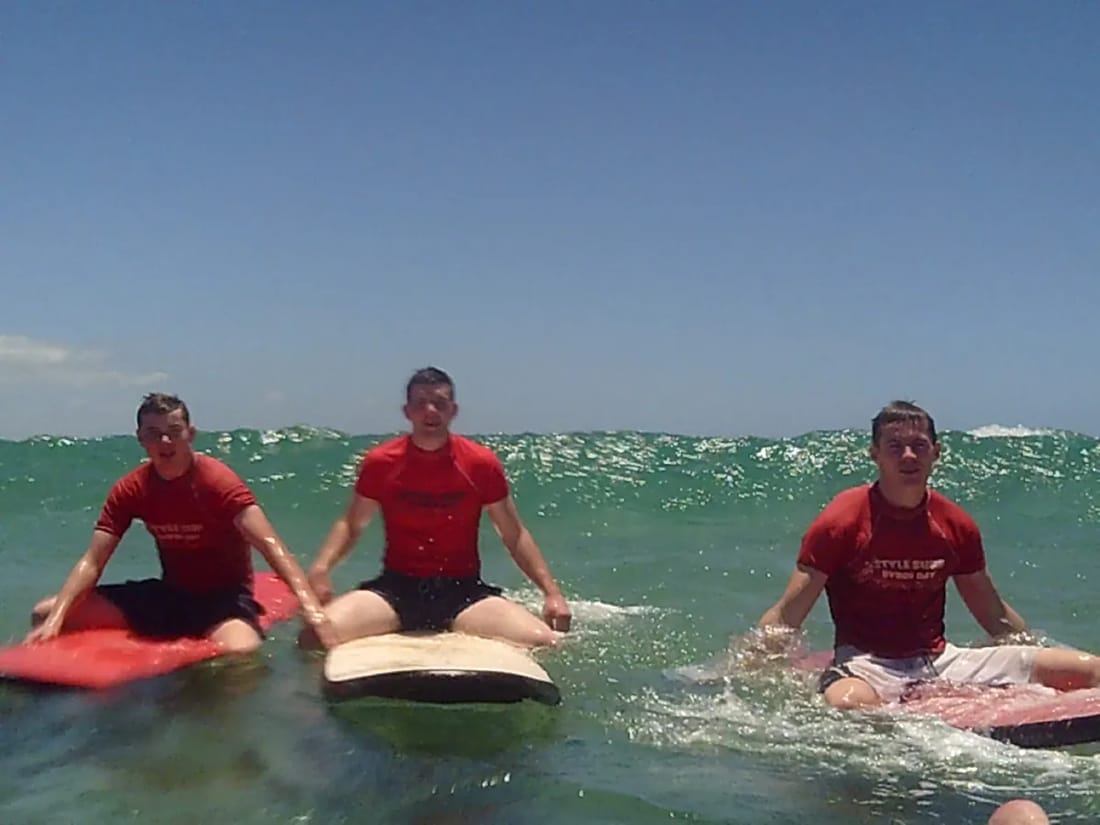 3-Hour Small Group Surf Lesson in Byron Bay