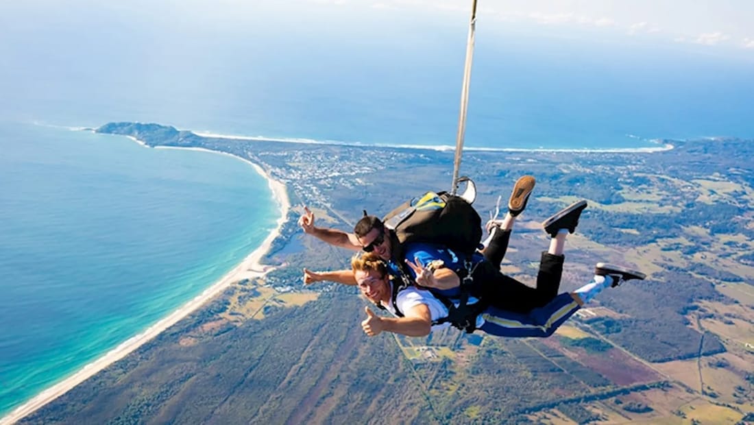 Byron Bay Tandem Skydive 15,000ft (With Byron Bay Transfer)