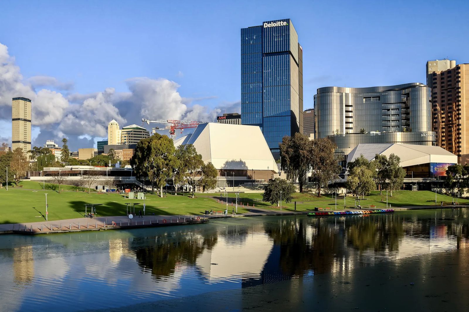 Adelaide, South Australia, the usual starting point for Kangaroo Island trips