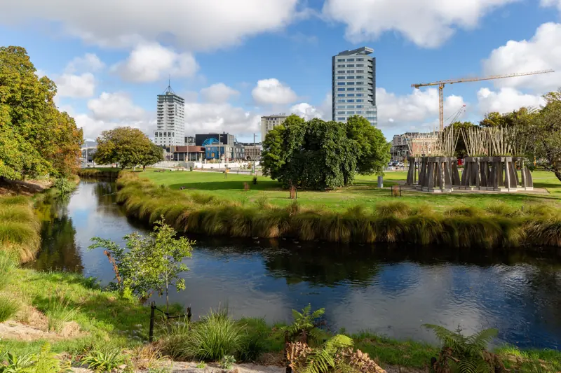The Avon River through central Christchurch
