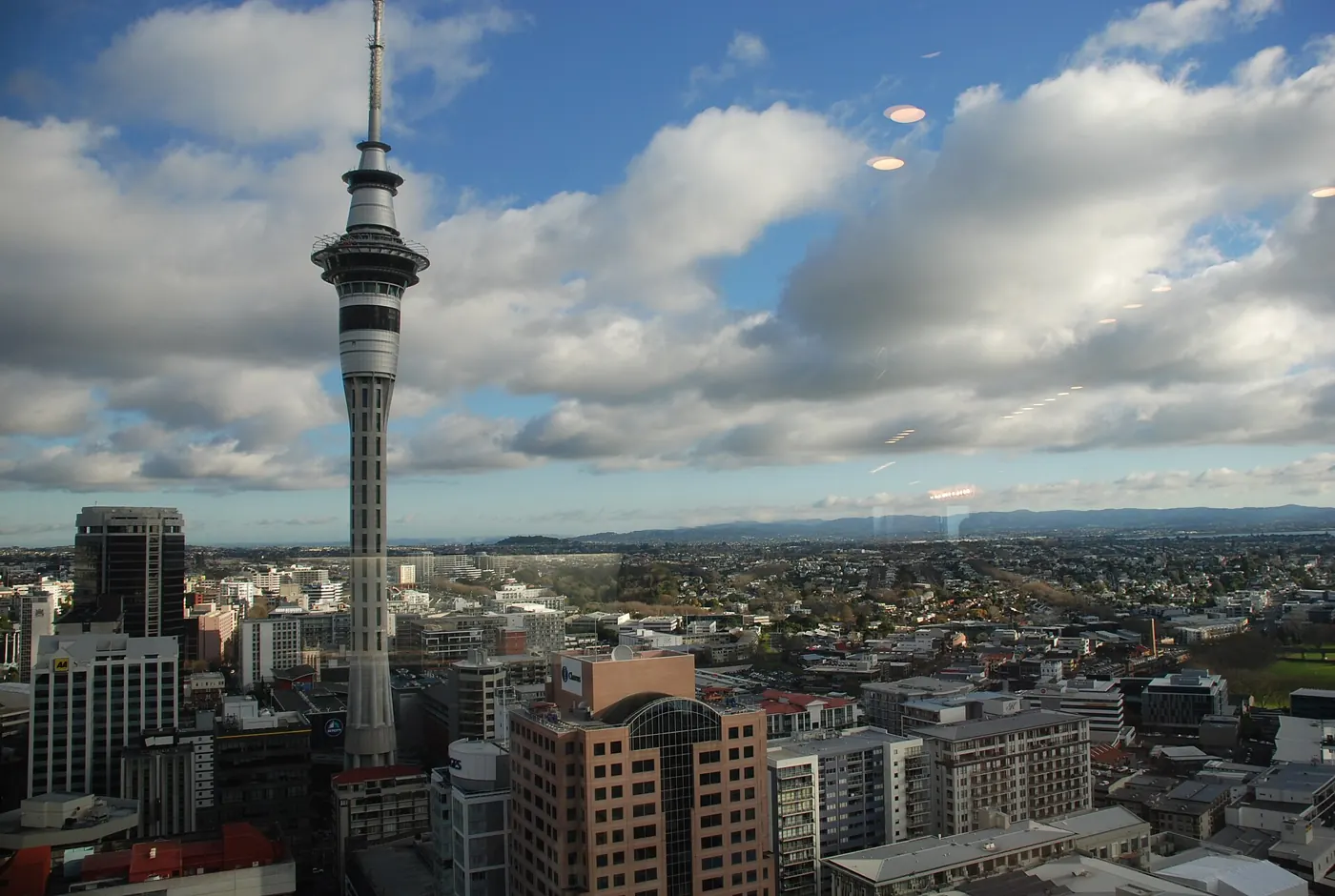 Auckland skyline and the Sky Tower