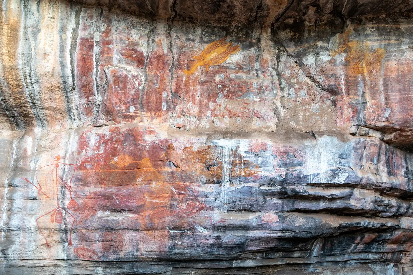 Ancient rock art in Kakadu National Park