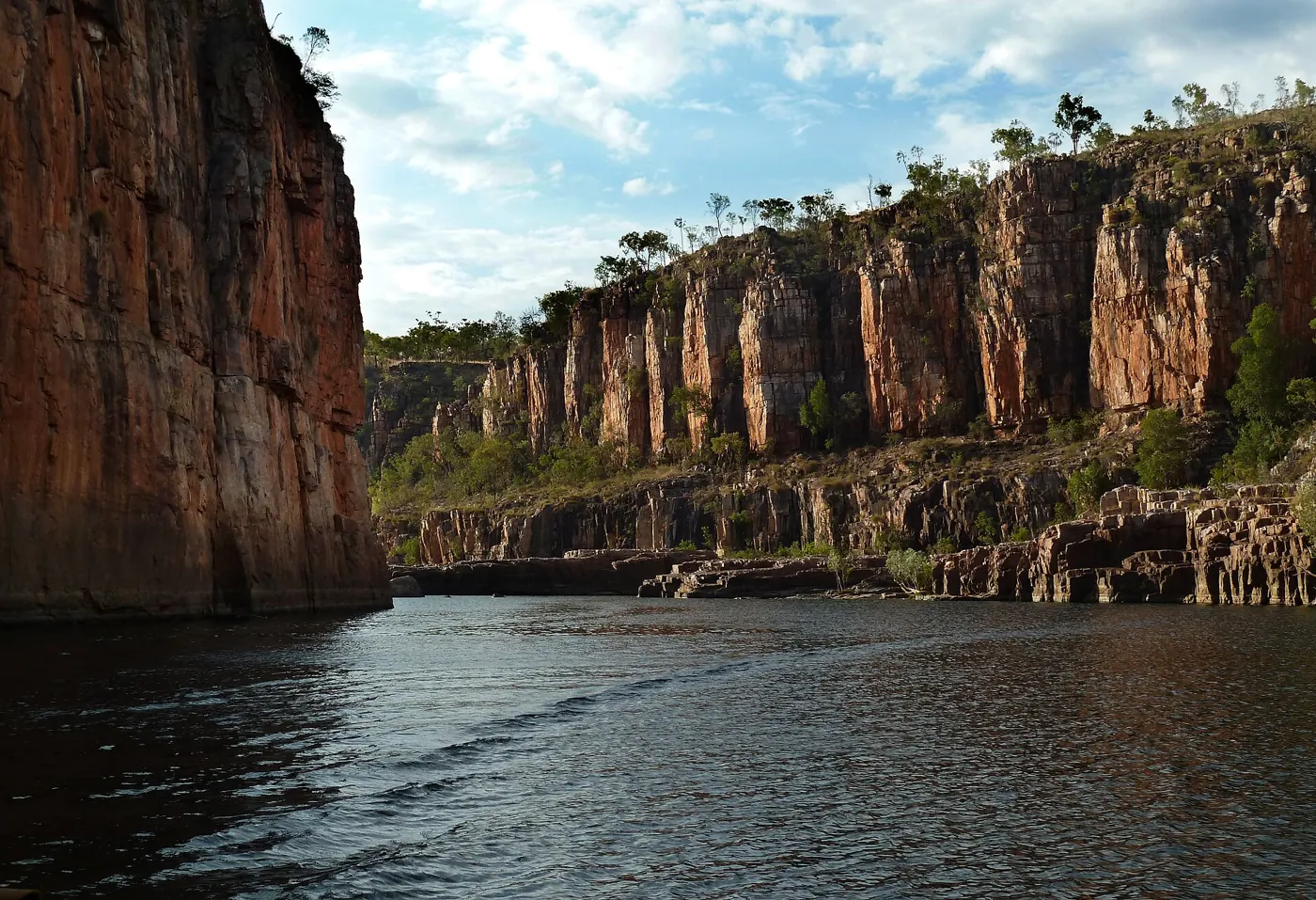 Sandstone walls of Nitmiluk (Katherine) Gorge