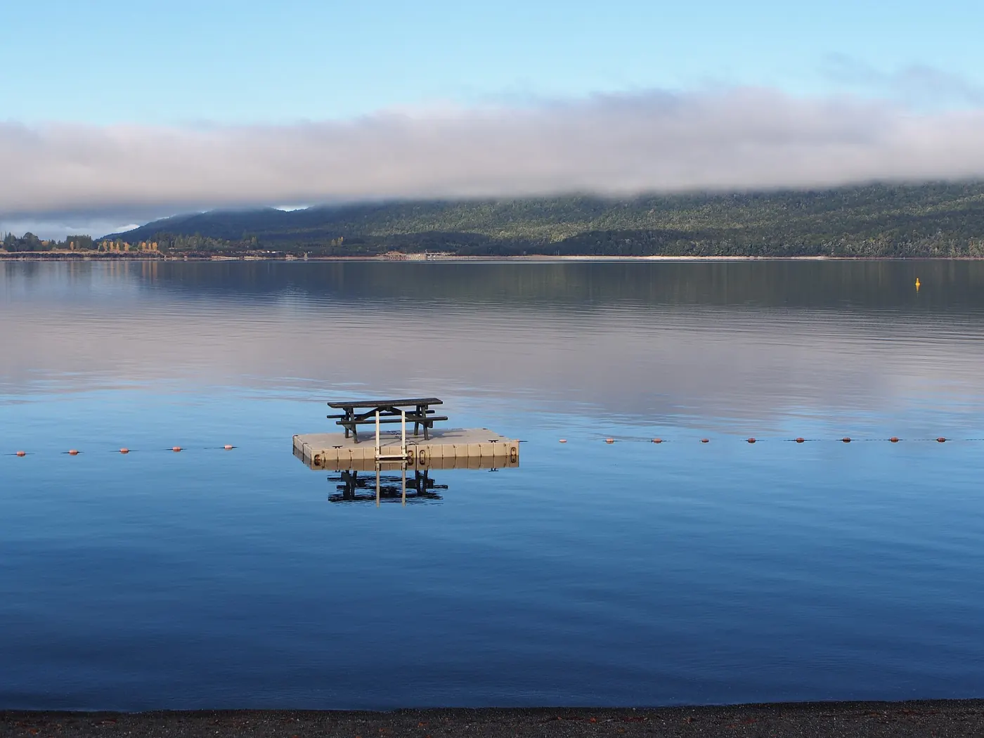 Calm morning on Lake Te Anau