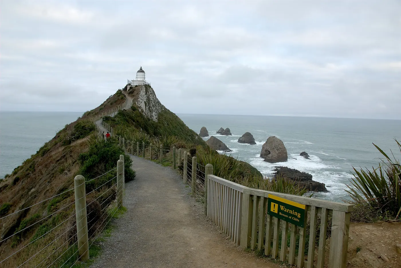 Nugget Point lighthouse in the Catlins