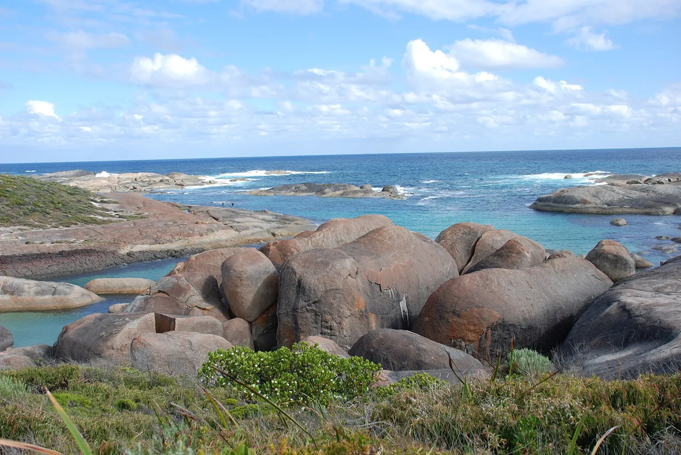 Granite boulders at Elephant Rocks, Denmark