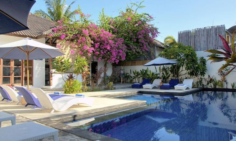 Gili T guesthouse, accommodation on Bali Adventure, 9 Days Canggu to Gili T