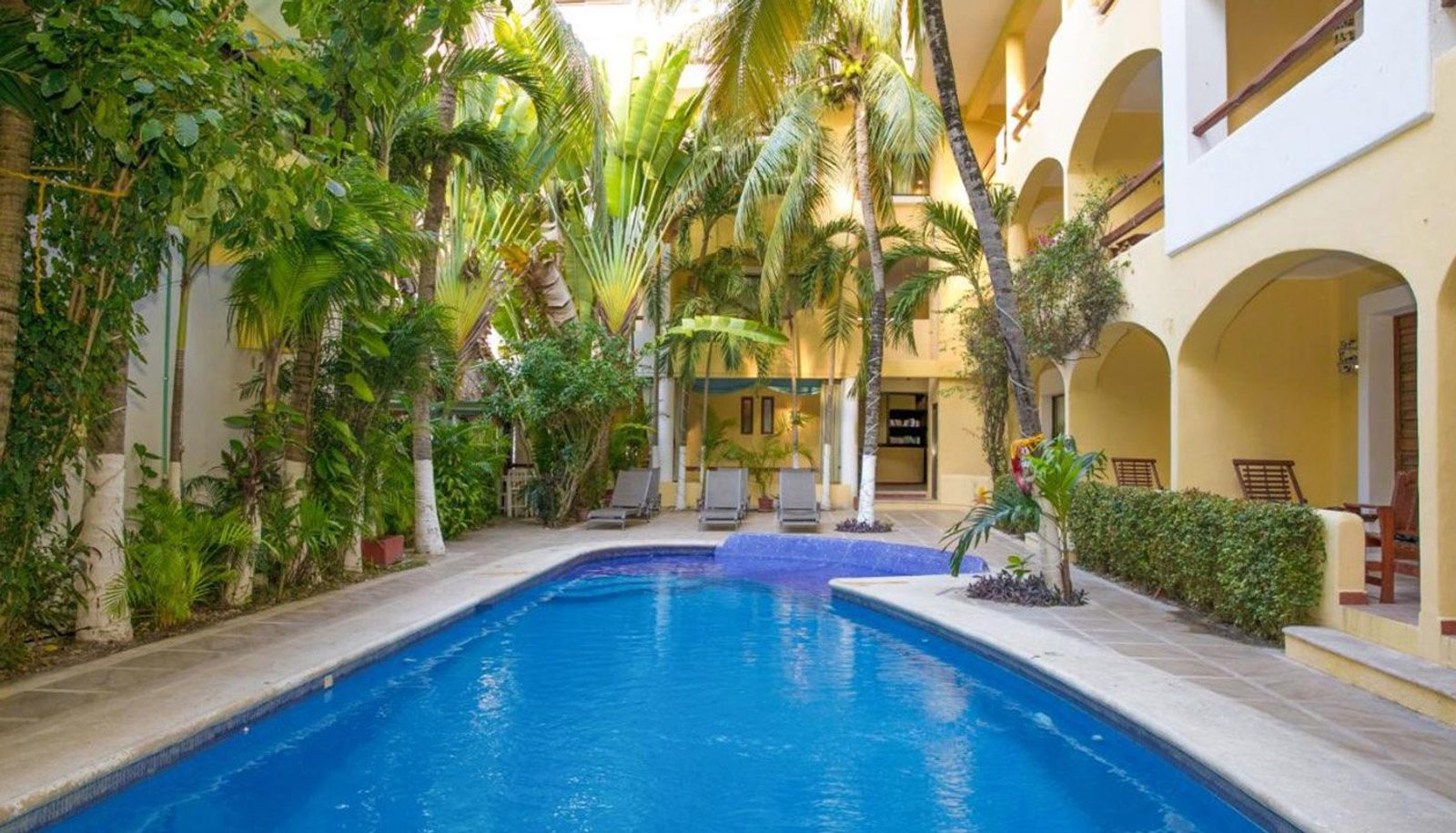 Playa del Carmen hotel, accommodation on Mexico City to Guatemala, 28 Days