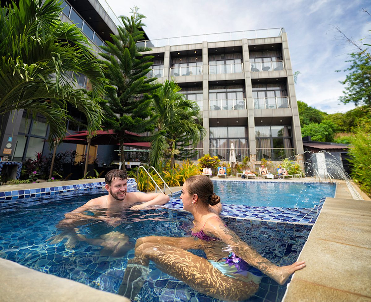 Coron hotel, accommodation on Ultimate Asia, 63 Days