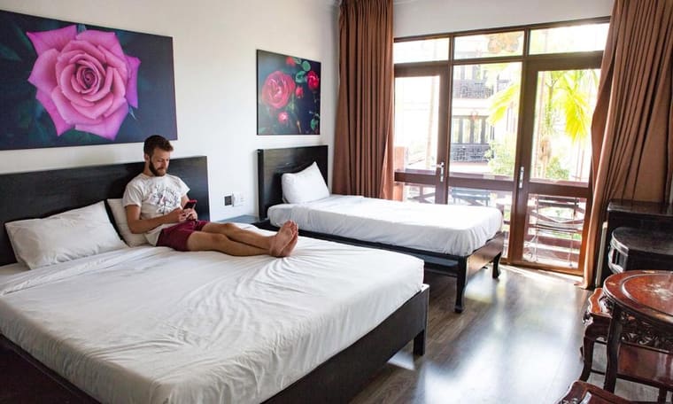 Hoi An hotel, accommodation on Vietnam Adventure, 9 Days Hanoi to Hoi An